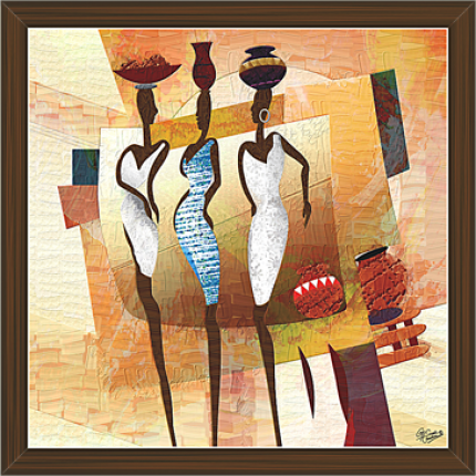 African Modern Art Paintings (AS-7965)